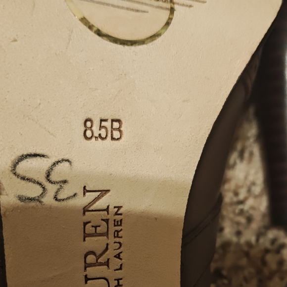 Lauren Ralph Lauren Colleen Perforated Leather Kiltie Pump 8.5 - Picture 11 of 15